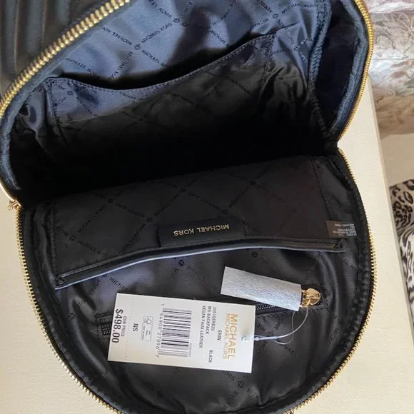 Michael Kors  Backpack Black NWT - Picture 8 of 10
